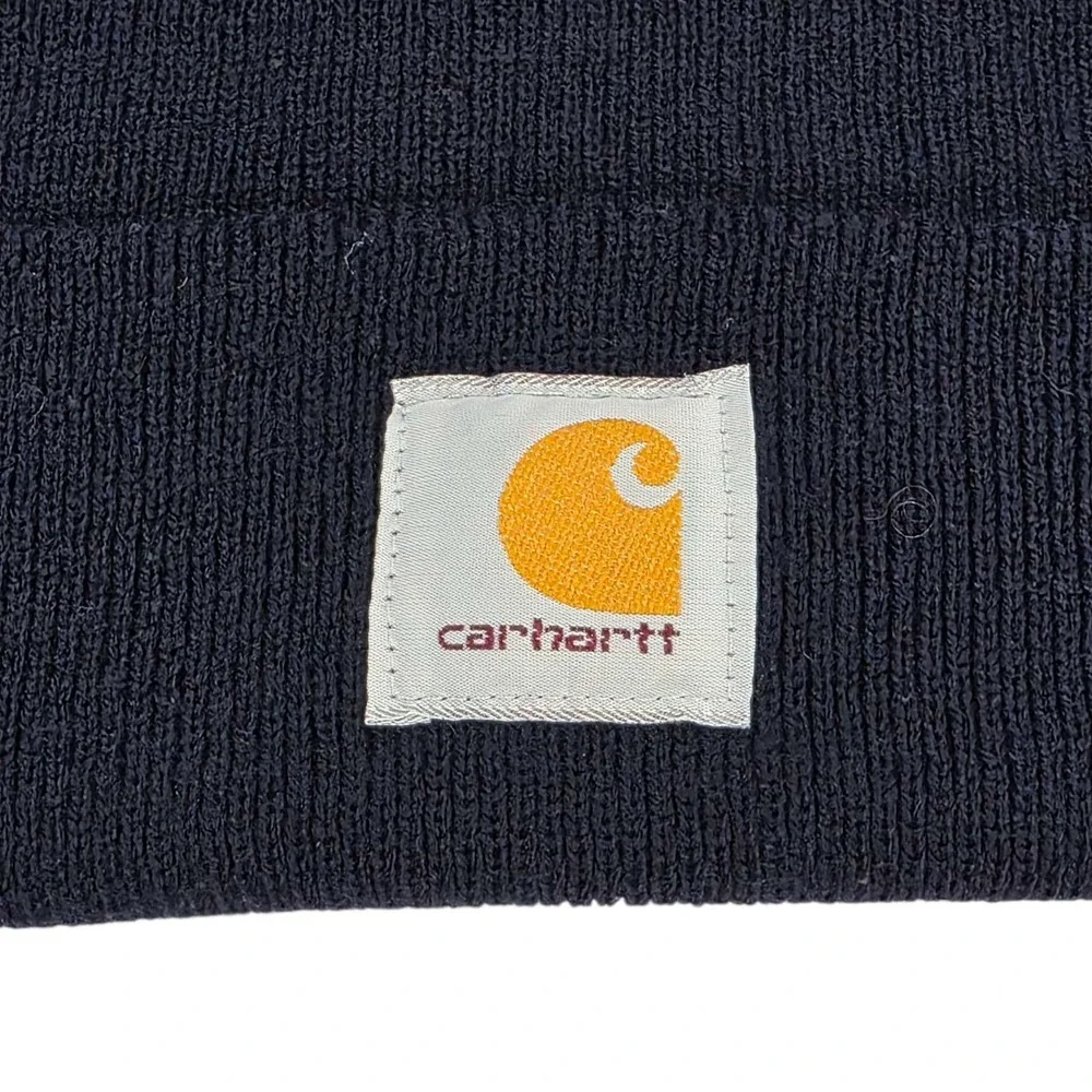 Carhartt Watch Beanie Knit Hat Acrylic One Size Fits All Navy‎ Blue Outdoors